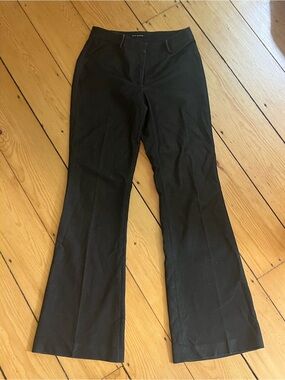 Elie Tahari Stretch Denim Flared Leg Trousers